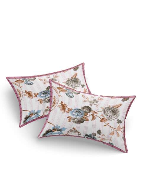 108 x108 Inches King Size Cotton Bed Sheet with 2 Pillow Covers - Image 3
