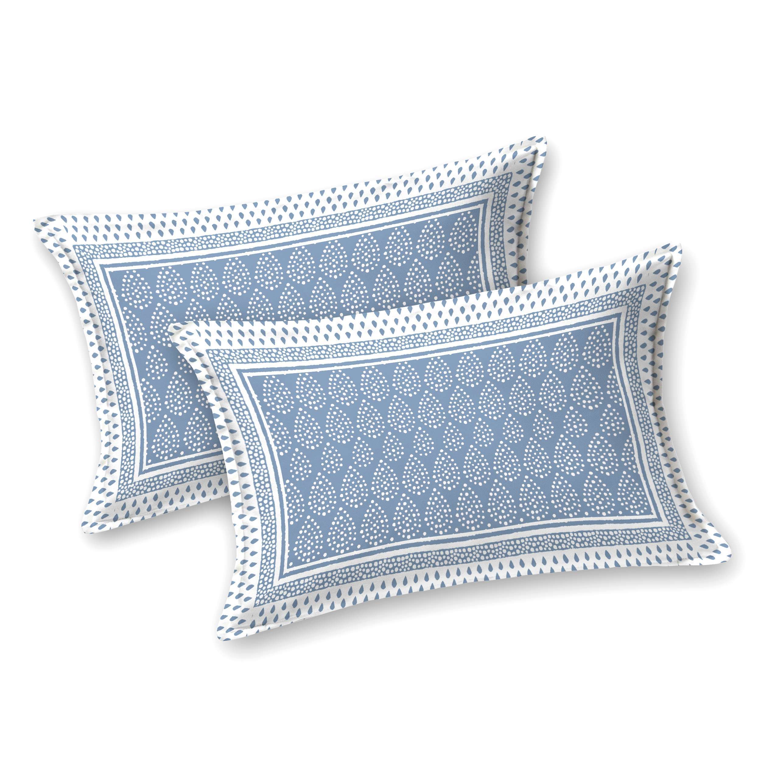Premium Cotton 108x108 King Size Bed Sheet | 2 Pillow Covers - Image 4