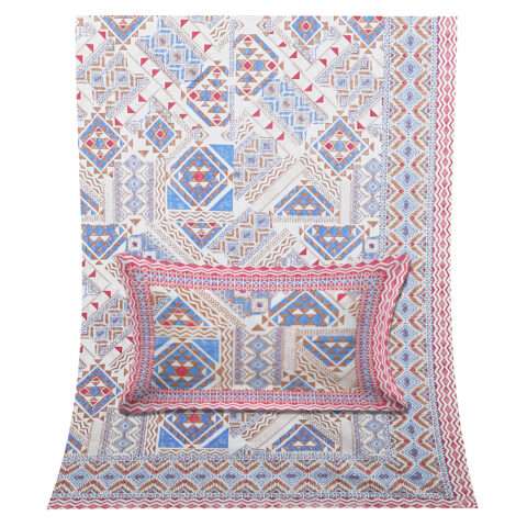 Cotton Diwan 70x100 Inches Bedsheet with 2 Pillow Covers - Image 7