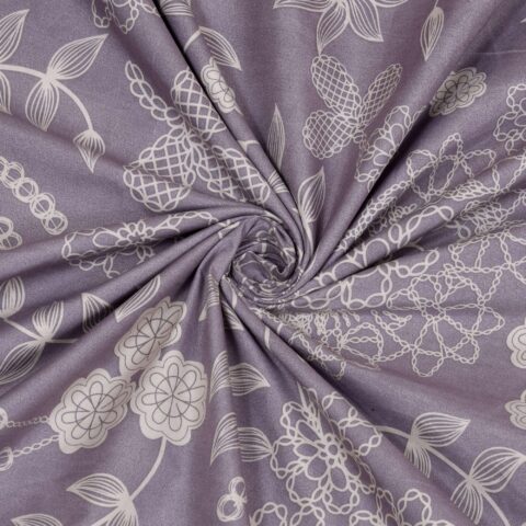 Glace Cotton Diva 9x9 Feet King Size Bed Sheet + 2 Pillow Covers - Image 3