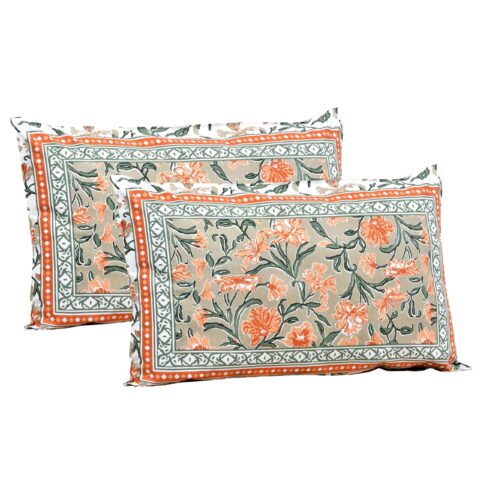 Ethnic Jaipuri 90x108 Inches Double Bed Sheet with 2 Pillow Covers | Jaipuri Print Bedsheet - Image 5