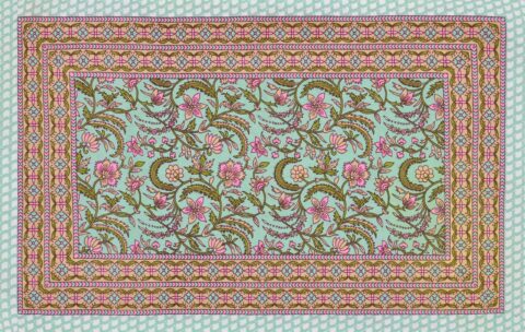 Ethnic Jaipuri Pure Cotton 60x90 Inches Single Bedsheet + 1 Pillow Cover | Fast Colours | Single Bed Cotton Bedsheet - Image 3