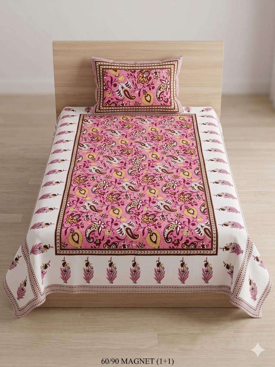 Single bed cotton bedsheet