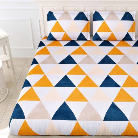 Glace Cotton Elastic Fitted 72x78x10 Inches King Size Bedsheet - Image 6