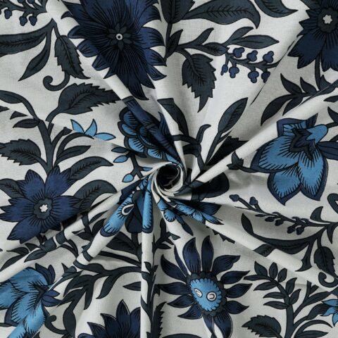 Pure Cotton Double Bed Sheet 90x108 Inches | Queen Size Cotton Bedsheet - Image 3