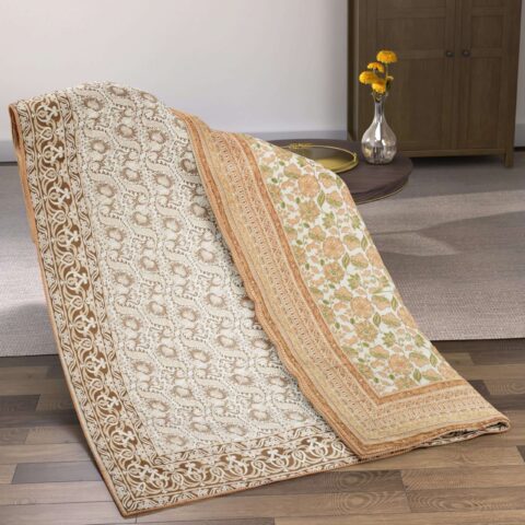Reversible Dohar/Quilt for Double Bed 90x100 Inches | Fast Colours - Image 4