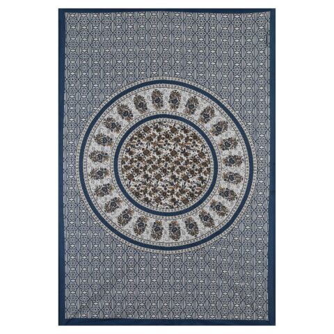 Aroma 60x90 Inches Pure Cotton Single Bedsheet + 1 Pillow Cover | Barmeri | Rajasthani Print - Image 3
