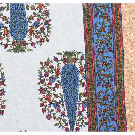 70×100 Inches Diwan Bed Sheet | 2 Pillow Covers | Artistic Collection |100% Cotton