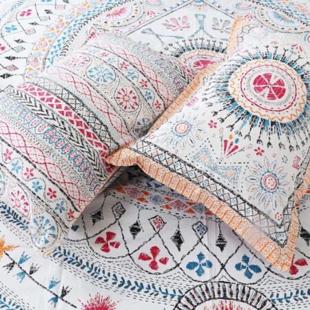 Pure Cotton Diwan Bedsheet 70×100 Inches | 2 Pillow Covers