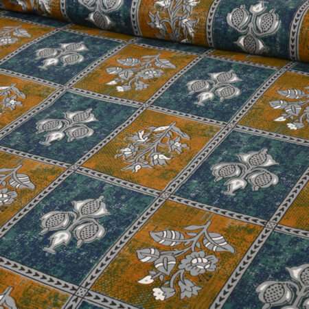 Pure Cotton King Size 100″x108″ Bedsheet | 2 Pillow Covers | Cotton 9 by 9 King Size Bedsheet