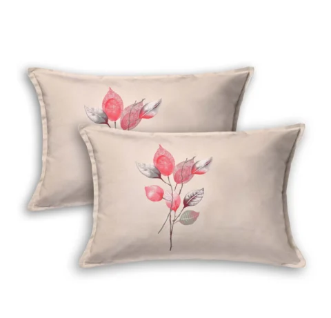 Daisy King Size 108x108 Inches Pure Cotton Bed Sheet | 2 Pillow Covers - Image 4