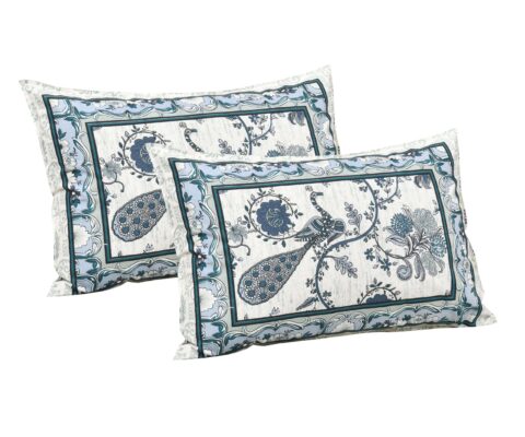 Viscose Cotton 90x108" Queen Size Bedsheet | 2 Pillow Covers - Image 4
