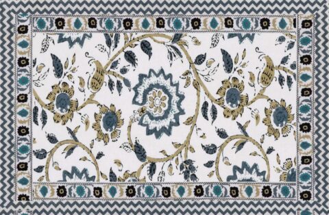 5x7.5 feet Single Bedsheet Pure Cotton Fabric | 1 Pillow Cover - Image 2