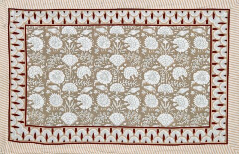 Single Bedsheet 5x7.5 Feet Pure Cotton with 1 Pillow Cover - Image 2
