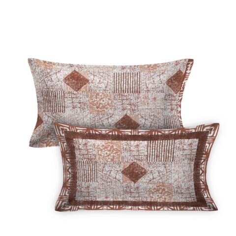 Diwan Size Bed Sheet 70"x100" | Pure Cotton | 2 Pillow Covers - Image 5