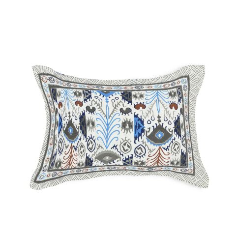 Pure Cotton Single Bedsheet 5x7.5 Feet + 1 Pillow Cover + Geometrical Print Collection + 60x90 Inches - Image 4
