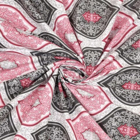 95x108 inches Double Bed Bedsheet | Pure Cotton | 2 Pillow Covers | Hawai Collection - Image 3