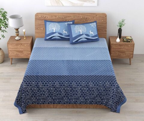 Jaipuri Bedsheet Collection 95"x108" Queen Size | 2 Pillow Covers