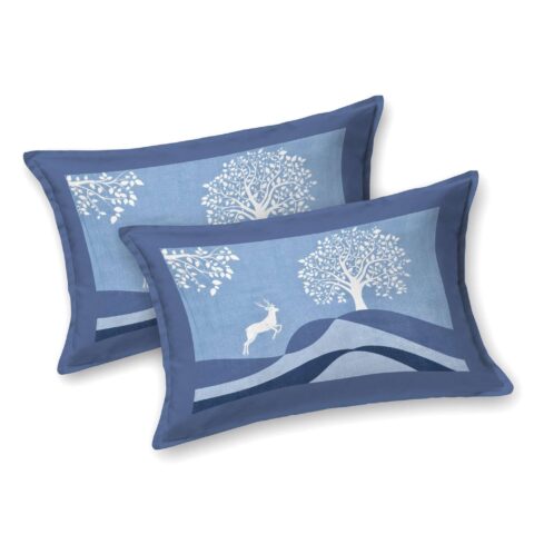 Jaipuri Bedsheet Collection 95"x108" Queen Size | 2 Pillow Covers - Image 4