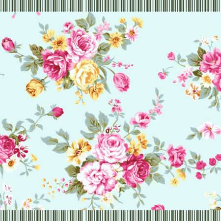 108×108 King Size Bed Sheet | Twill Cotton Fabric | 2 Pillow Covers