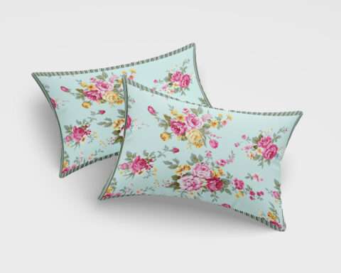108x108 King Size Bed Sheet | Twill Cotton Fabric | 2 Pillow Covers - Image 4