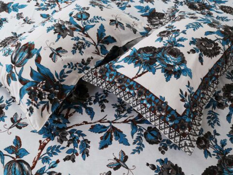 King Size 100x108 Inches Pure Cotton Bedsheet | 2 Pillow Covers | Utsav Catalogue | 8.5 by 9 feet Bedsheet - Image 5