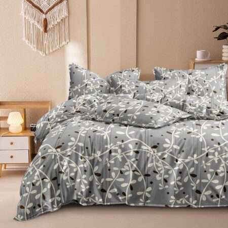 108×108 Glace Cotton King Size Bedsheet | Sharma Decoration