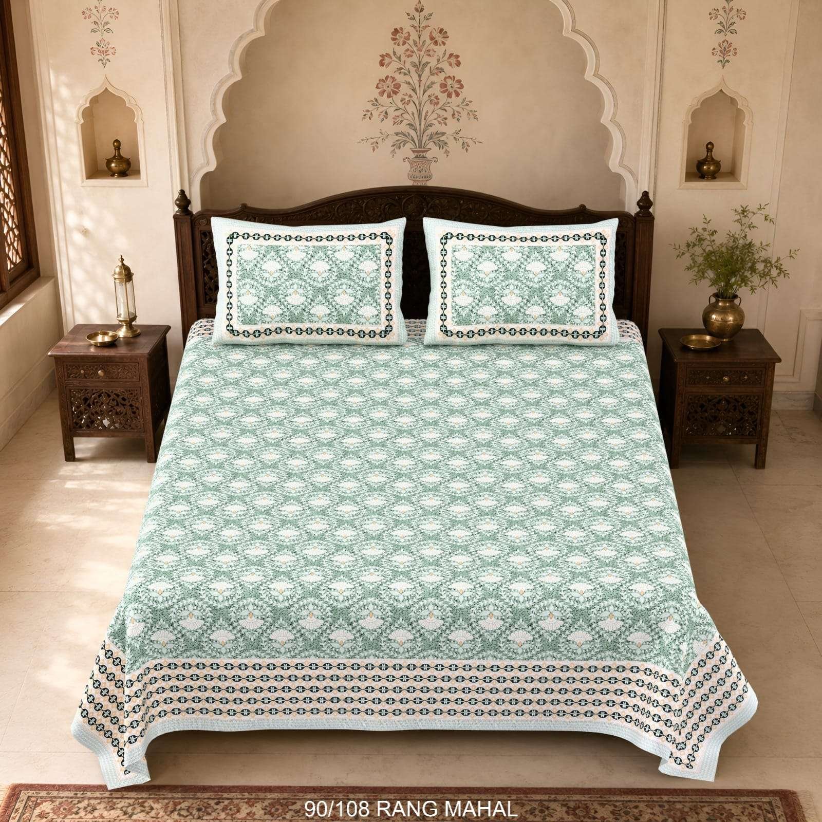 Pure Cotton Bedsheet Double Bed