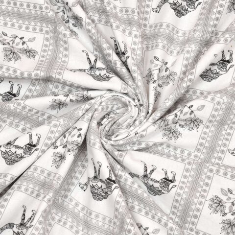 Reversible Camel Print 90x100 Inches AC Dohar for Double Bed - Image 4