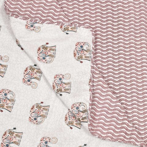 60x90 Inches Flannel Filling Single Bed AC Dohar | AC Quilt for Single Bed | Cotton Fabric (1 Pair) - Image 7