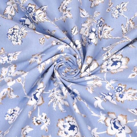 Floral Print Single Bed 60x90 Inches AC Dohar or Quilt | Reversible | Flannel Filling | 1 Piece - Image 5
