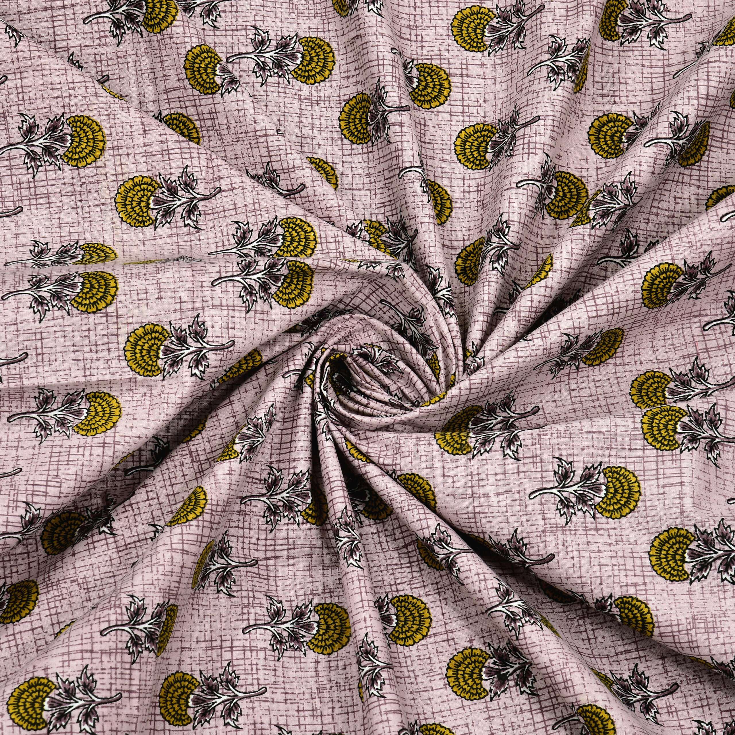 Cotton Single Bed Sheet 60"x90" with 1 Pillow Cover | Fast Colours - Image 3