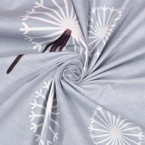 King Size Cotton Bedsheet + 108x108 Inches Glace Cotton Fabric + 2 Pillow Covers + 9x9 Ft Cotton Bedsheet King Size - Image 4