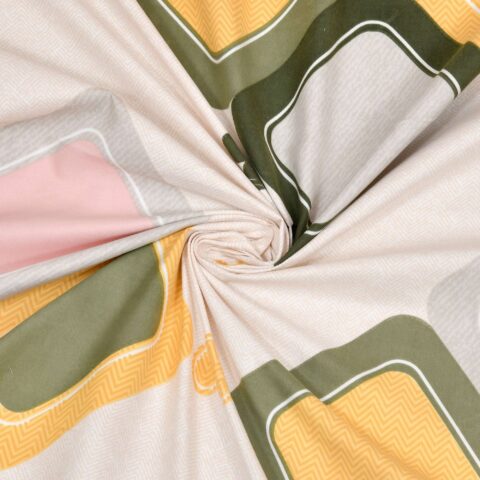 72x78x10" Elastic Glace Cotton King Size Bedsheet | Sharma Decoration - Image 4