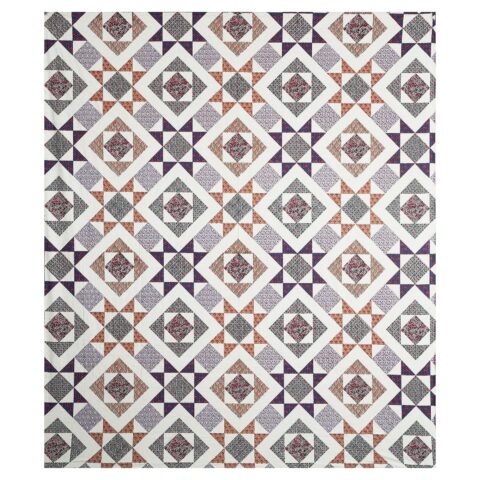 100x108 Inches Pure Cotton King Size Bed Sheet - 2 Pillow Covers - Image 3