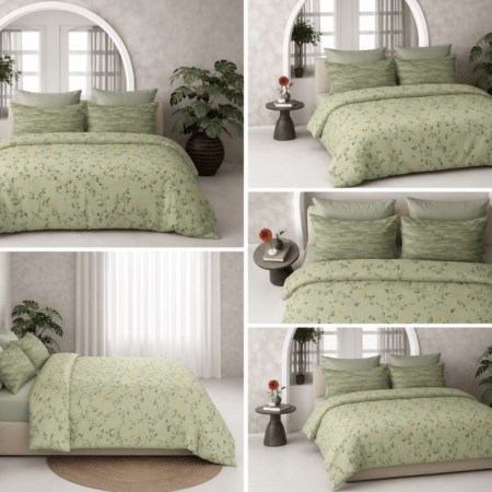 King Size Bed Sheet 108×108 Inches | Premium Cotton | 9×9 Feet