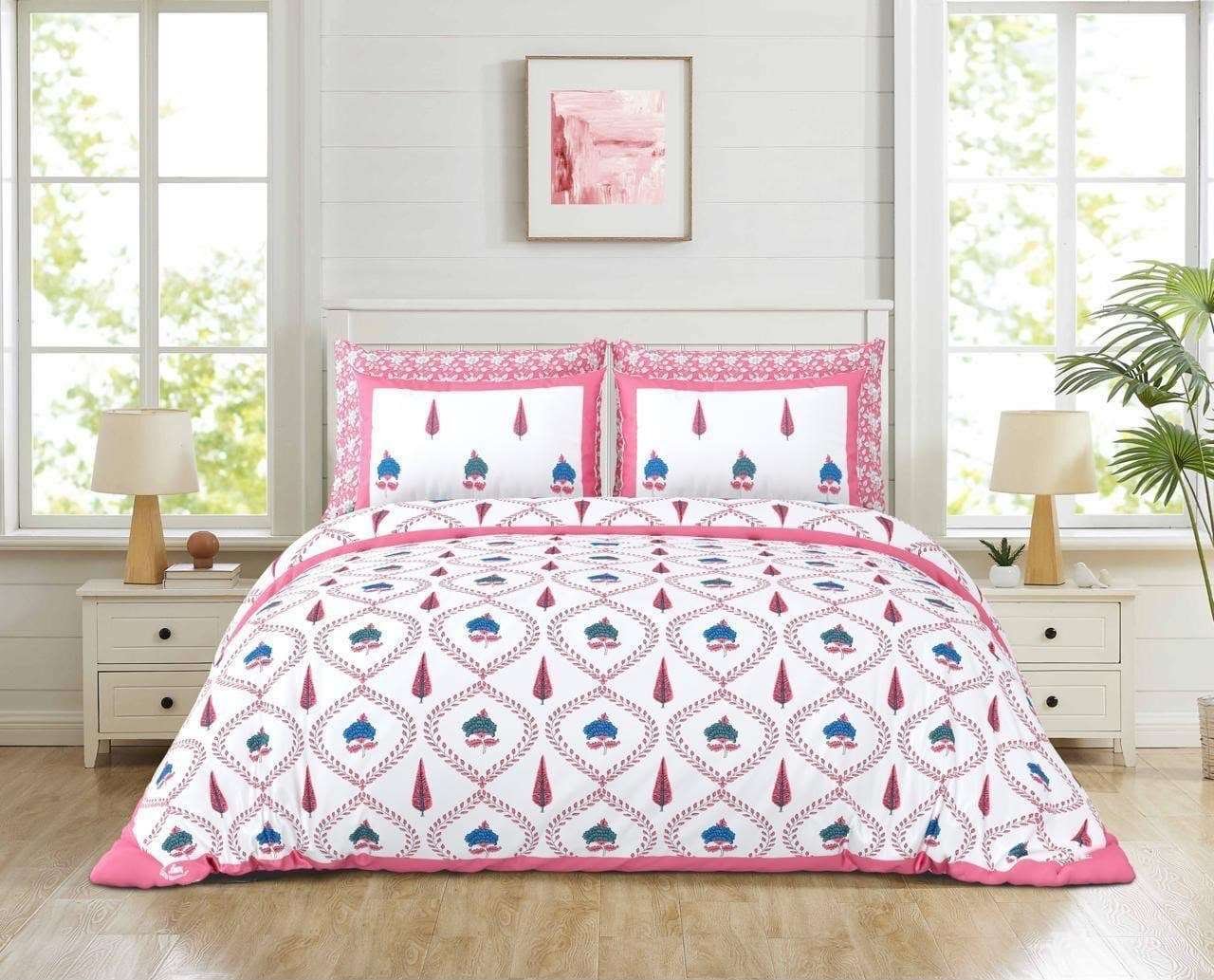 Double bed cotton bedsheet