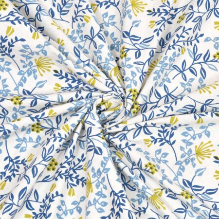 Floral Print 90×108 Double Bed Pure Cotton Bedsheet | 2 Pillow Covers | Sharma Decoration