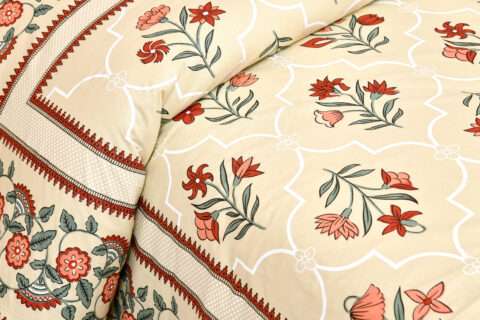 9 by 9 Bedsheet for King Size Bed | 2 Pillow Covers | Sharma Decoration - Image 3