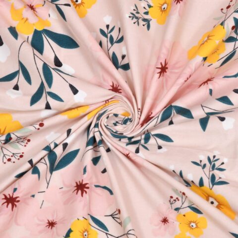 9 by 9 feet Glace Cotton King Size Bedsheet + 2 Pillow Covers - Image 5