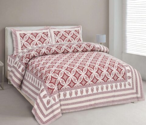 90x108" Pure Cotton Bedsheet Double Bed | Sharma Decoration