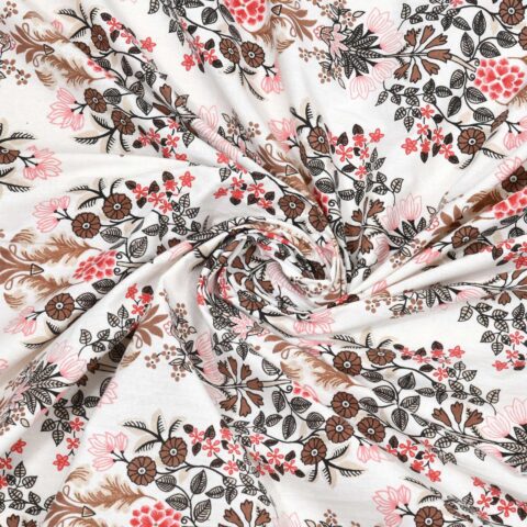 Jaipuri Cotton Floral Bedsheet Double Bed + 2 Pillow Covers - Image 2