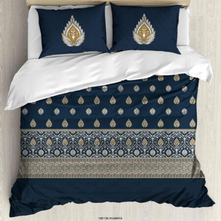 108×108 King Size Bed Sheet | Premium Cotton King Bedsheet | 2 Pillow Covers | Fast Colours