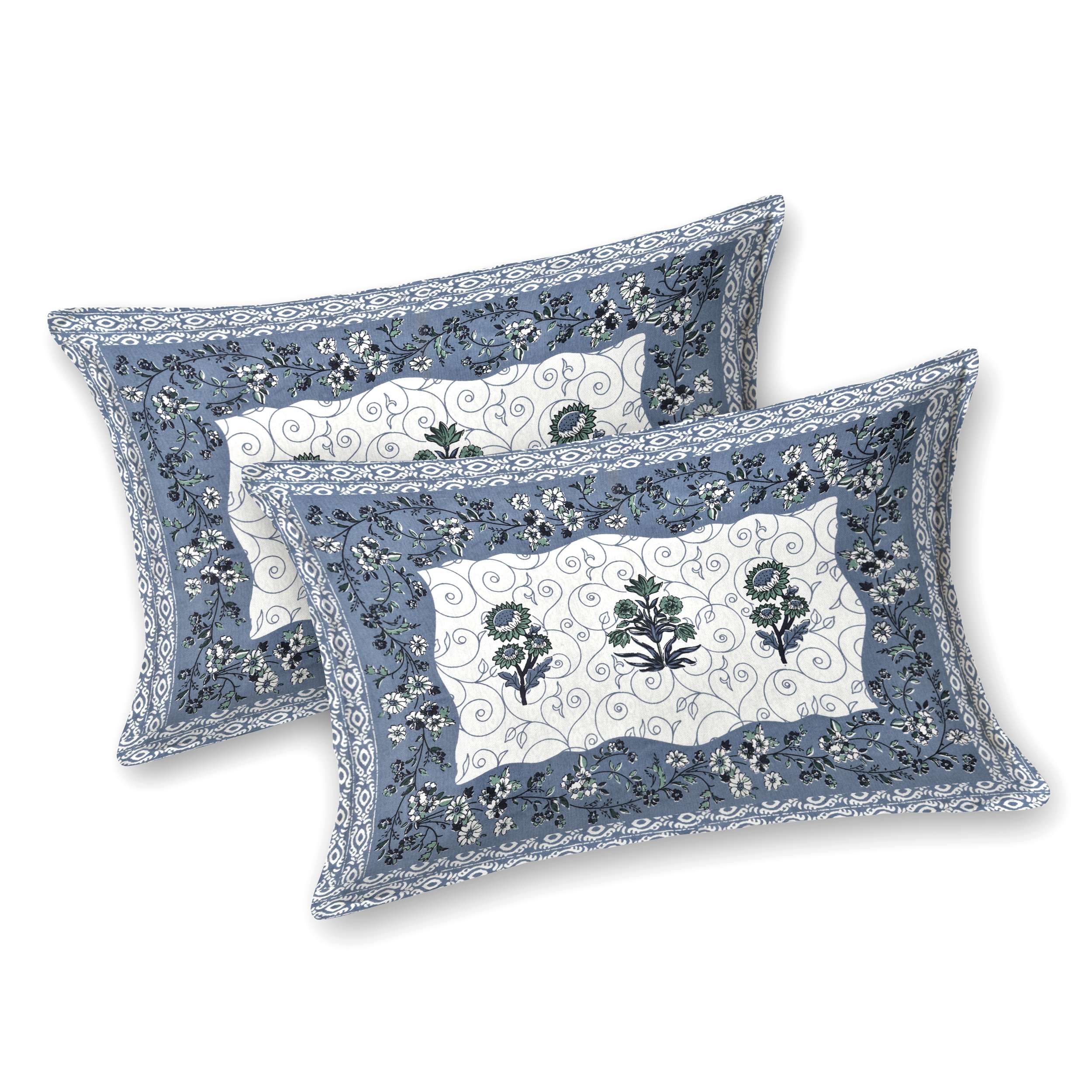 9 by 9 Bedsheet for King Size Bed | 2 Pillow Covers | Sharma Decoration - Image 6