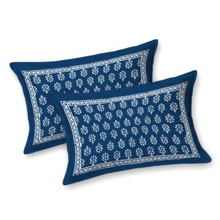 Jaipuri Cotton Floral Bedsheet Double Bed + 2 Pillow Covers