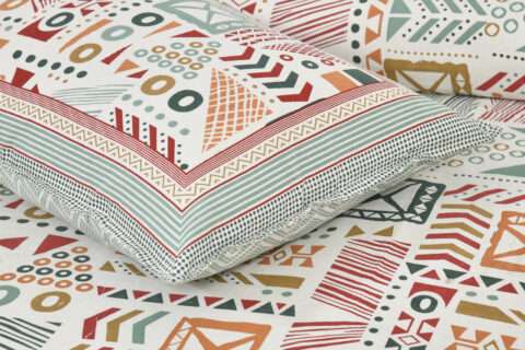 King Size 108"x108" Pure Cotton Bedsheet | 2 Pillow Covers - Image 4