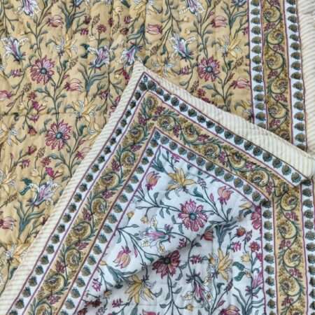 Jaipuri Cotton Rajai 90×108 Inches for Winters | Malmal Fabric