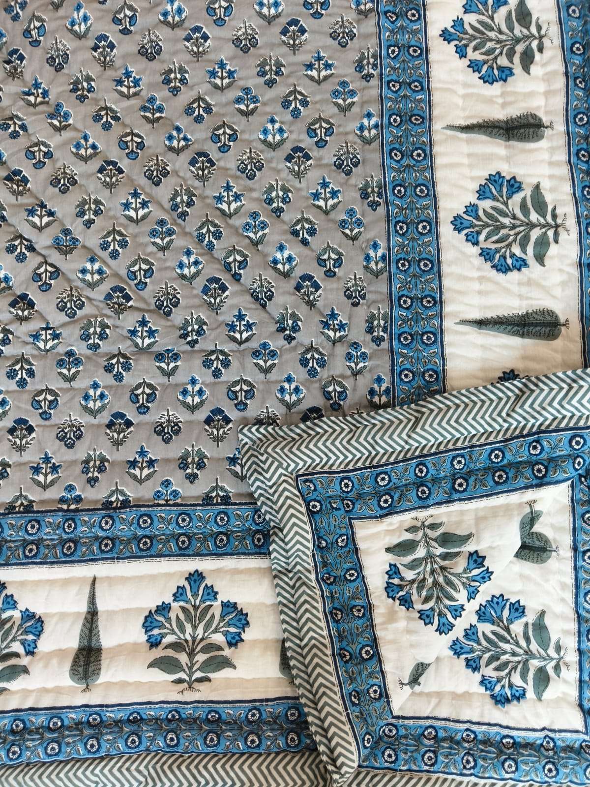 Double Bed 7 by 9 feet Cotton Rajai for Heavy Winter | Jaipuri Cotton Razai