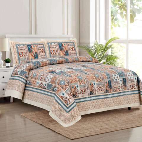 9 by 9 King Size Cotton Bedsheet + 108"x108" + Pure Cotton King Bedsheet