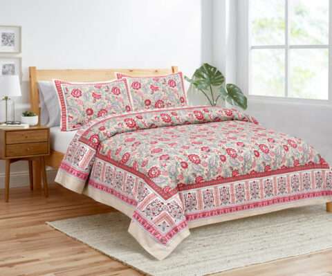 100x108" King Size Bedsheet Cotton + 9 by 9 King Bedsheet